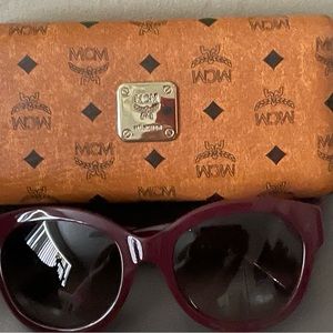 Authentic MCM sunglasses with case